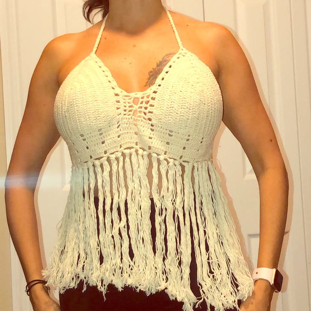 Beautiful hand made Crochet top 🧶